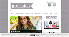 Desktop Screenshot of girlslabel.com